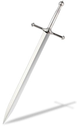 HERSAUL Letter Opener Envelope Cutter Letter Opener Tool Sword Letter Opener Vintage Decorative Letter Opener Knife Desk Decoration Silver Ergonomic Handle