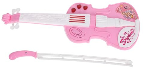 Kisangel Violon pour Garçon Fille Lumière Jouet Musical Électronique pour Tout-Petits Instrument Apprentissage pour Garçon Fille