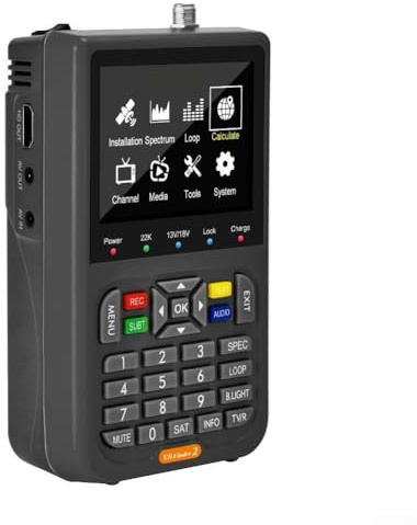 Digital para el buscador de satélites, pantalla LCD HD Digital Finder Meter Detección de satélite Receptor de señal Decoder& Quality Meter