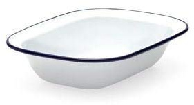 Falcon Enamel 22cm Oblong Pie Dish (Pack of 4)