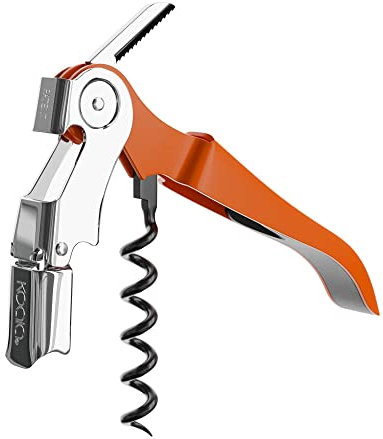 Koala Spain AC Two-Stroke Corkscrew with Articulated Spring, Orange