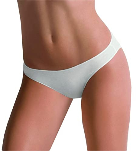 Cotonella 9 Pezzi Slip Donna L'Altra 3487 Mini in Cotone Bielastico, Bianco 2/S