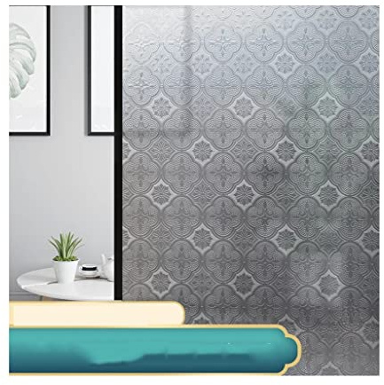 ARZARF Sichtschutzfolie für Fenster Begonie Blume Glasaufkleber Retro Fensterdekofolie Lichtdurchlässig Blickdicht Wohnzimmer Balkon Fensterfolie Glas-Aufkleber (Color : A, Size : 40x200 cm)