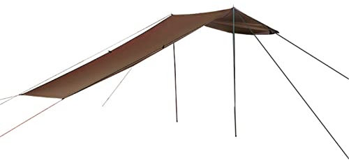 Luckxing Motorhome Tarp Sonnensegel Inkl. Aufstellstangen Für Camping Bus Van Auto Vorzelt Wohnwagen Sonnensegel Markise Wasserdicht Camping Outdoor Motor Tarp Mit UV-Schutz Für Wohnmobil Campingbus