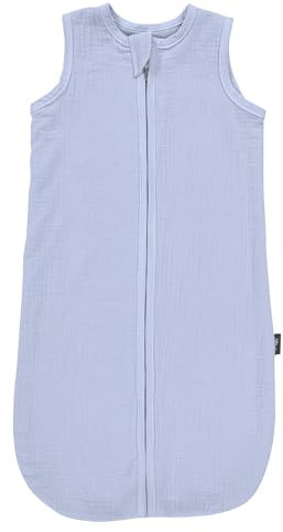 Alvi Babyschlafsack Exclusiv Sommerschlafsack atmungsaktiv | Leichter Kinderschlafsack 100% Baumwolle | Baby-Schlafsack ärmellos für Jungen und Mädchen Außensack waschbar