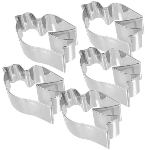 AUTSUPPL Formine per Biscotti Tagliabiscotti Set 5 Pezzi a Forma di Piccione in Acciaio Inossidabile Funzione per Tagliare Formaggio e Gelatine per Casa Utile per Pasticceria