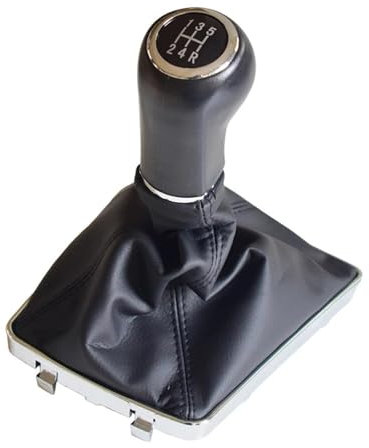 Schaltsack Schaltmanschette Für OPEL Für Astra III H 1,6 2004 2005 2006 2007 2008 2009 2010 Auto 5/6 Geschwindigkeit Getriebe Manuelle Schaltknauf Hebel Mit Leder Boot Schaltkopf(Farbe:Black 12345R)