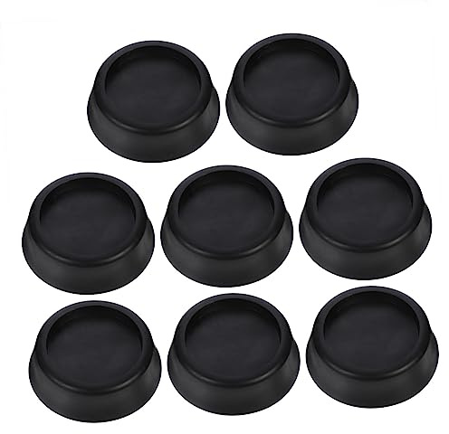 HIAKDOFT 8pcs Load-bearing Sturdy Washing Machine Base Shock Absorbing Pad for Home Use