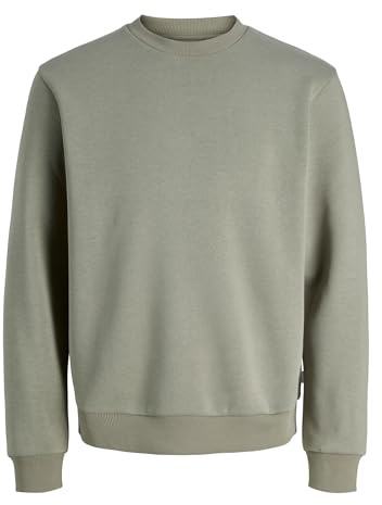 JACK & JONES Sudadera Liso | Corte relaxed fit, Liso, Manga larga, Casual, Proceso suave a una temperatura máxima de 40°C