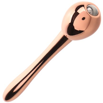 FOMIYES Masseur Oculaire à Billes en Alliage de Zinc pour Crème Yeux, Massage Manuel Portable, Rouleau Facial pour Soulager la Fatigue Contour