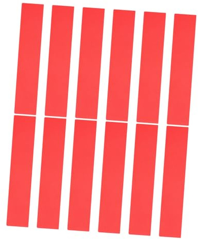 POPETPOP Lot de 12 Marqueurs De Terrain Rectangulaires pour Court De Tennis Kit De Marquage De Terrain Plat De Sport Tapis