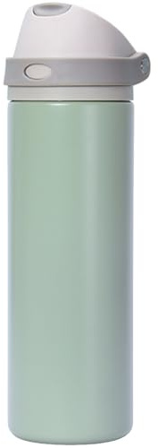 HZXYchen 720ml Insulated Water Bottle with Straw, 304 Stainless Steel, 2-in-1 Lid, 24H Cold & 12H Hot, Leakproof & Car Holder Fit(Green)