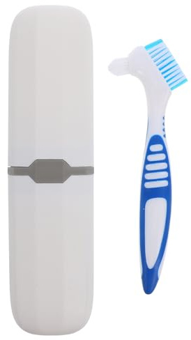 Anneome Étui de Voyage pour Brosse à Dents Prothèse Brosses Doubles Faces Portable et Protecteur pour Soin Dentaire Déplacement