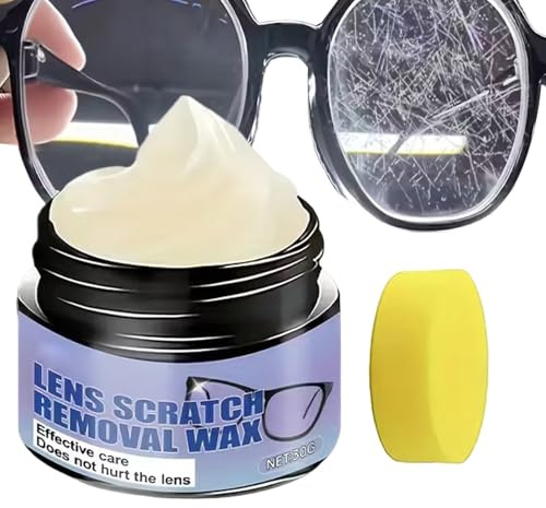 Kratzentferner Für Brillen 30g Tragbare Anti Reflektierende Paste | Brillenglas Kratzer Reparatur Für Handy Sonnenbrillen Reisen Geburtstag Auto Fahren Autoreise Golf Büros Schule