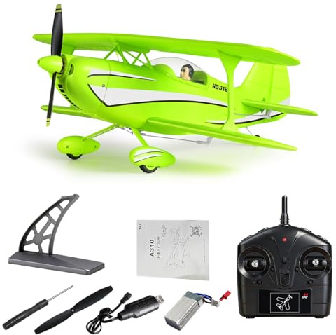 Drfeify RC-Segelflugzeug, Ferngesteuertes 2,4-GHz-Flugzeug mit Bürstenlosem 1504-Motor mit Drehmoment und 6G-3D-Modi, für Anfänger und Erwachsene