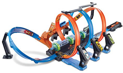 Hot Wheels Action Cars Korkenzieher Crash Trackset toy vehicle track Plastic Action Cars Korkenzieher Crash Trackset, Plastic, Multicolour, 5 yr(s), Boy, 10 yr(s)