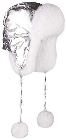 OBC Damen Kaninchen MÜTZE PELZMÜTZE Fellmütze Wintermütze Fliegermütze Uschanka Polarmütze Trappermütze Aviator Bomber