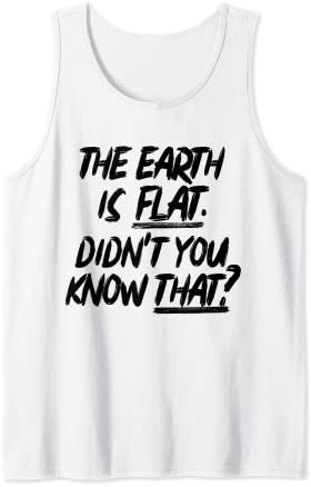The Earth Is Flat Didn't You Know That Yoongi Flat Earth Tank Top