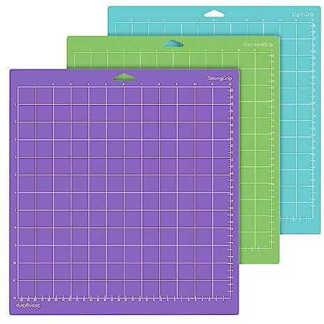 Gigmeta Cricut - Juego de 3 alfombrillas de corte para Maker 3/Maker/Explore 3/Air 2/Air/One (30,5 x 30,5 cm)