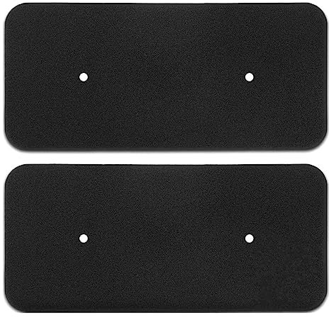 MEZOKUCEL Filtro per asciugatrice Hoover Candy 40006731, Fagor House to House Ostein, 275 x 125 mm, filtro in spugna, filtro tappetino, asciugatrice a condensa (2 pezzi)