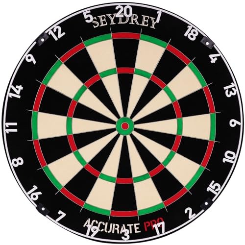 Seydrey 2024 Diana profesional de corcho, diana de acero con flechas, diana oficial de acero, juego de 12 dardos con punta de metal