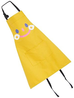 LIFKOME passendes Schürzenset schürze für kinder Comic-Comic-Schürze Latzschürze mit Tasche Lätzchen für Erwachsene Kochschürze verstellbare Latzschürze ärmellos Kleid Eltern-Kind