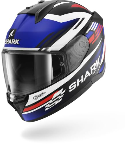 Shark D-Skwal 3 Firstlap Helmet, black/white/red/blue, M (57/58)