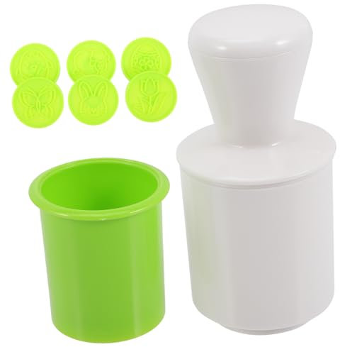 OKUMEYR Plastic Cookie Cutters Easter Cookie Molds Set 7 Piece Non-Stick for Easter Baking DIY Craft