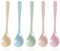 FENGCHUANG 5 pcs Cucharas Reutilizable de Plástico, Cucharillas Cafe,Cuchara Pequeña de Plástico para Cumpleaños, Picnics, Fiestas, Buffets,Bodas,Catering, Barbacoas, Peroles (16 cm Color)