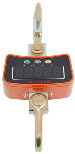 3T 3000KG Hängewaage Elektronische Digitale Kranwaage LED Anzeige Kompakte Hängewaage Fernbedienung Taste tägliches Wiegen, Fabriken, Werkstätten, Handelsplätze