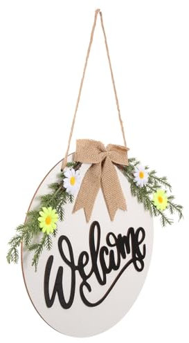 GRIRIW Holzschild Mit Sonnenblume Handgefertigte Wanddekoration Für Eingangstüren Als Hauswarming Für Hochzeiten Rustikales Design