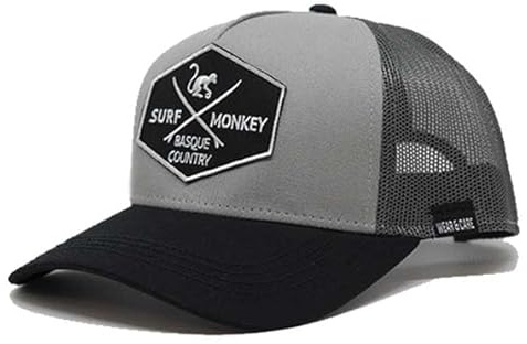 Surf Monkey Trucker Origins Baseballkappe, verstellbar, Bio-Baumwolle, Einheitsgröße