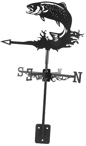 Abaodam Girouette Fer Indicateur de Vent Girouette pour Abris de Jardin Décoration de Jardin