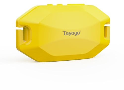 Tayogo ROCK PRO Cuffie a Conduzione Ossea Impermeabili, 4-in-1 Aperte per Nuoto, Corsa e Sport con Bluetooth, MP3, Radio FM e Modalità Ricezione (Giallo)