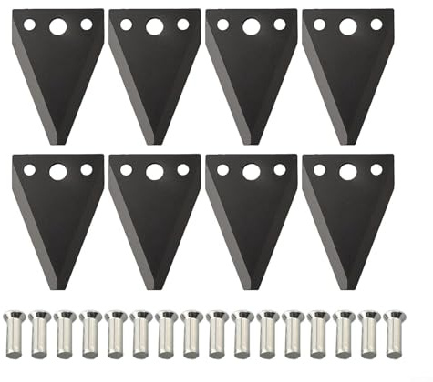 Lawn Mower Bar Kit with 8 Metal and 16 Rivets Compatible GW-P406732 GW-P406657 GW-P406658 Replacement Accessory