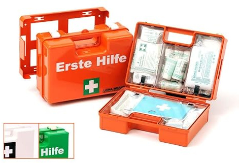 LEINA-WERKE 38030 Erste Hilfe-Koffer ÖNORM Z 1020 Typ I orange - ohne Druck, 1 Stk.