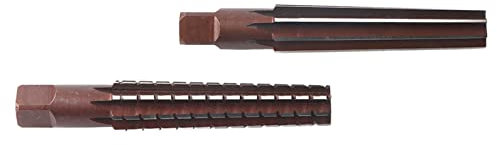 Kegelreibahle-Set, Morsekegelreibahle, Hartstahl, grobfein, Schneidewerkzeug, gerader Schaft, Hand- und Spannreibahle, zweistückig, MT3# (Standard)