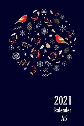 kalender 2021 A5: Terminplaner 2021/ von Januar bis Dezember2021/ mini Planer 2021 | 1 Woche auf 2 Seiten | Kalenderbuch Terminkalender Organizer / Buchkalender Jahresplaner 365 tage