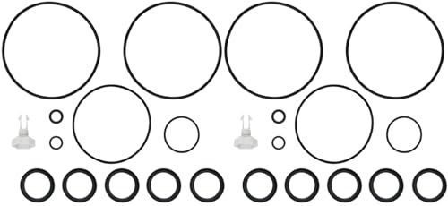AppliaFit O-Ring Kit Compatible with Intex 25013 for Intex Sand Filter Pumps, Includes Air Release Valves - 2-Pack (24 Pieces)