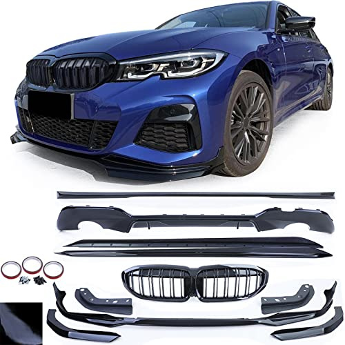 Performance Bodykit Spoiler Grill Diffusor Schweller für 3er BMW G20 2019-2022
