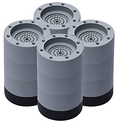 Anyingkai Vibraciones Lavadora,Antivibracion Patas Para Lavadora,Almohadilla de Goma Antivibración,Antivibracion Lavadora,Amortiguador de Vibraciones Universal (8.5)