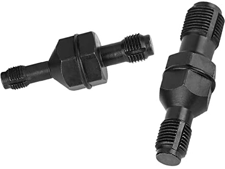 Qiilu Zündkerzen-Gewindebohrer-Set, 2-teiliges Kohlenstoffstahl-Zündkerzen-Gewindebohrer-Set M10 * 1,0 / M12 * 1,25 M14 * 1,5 / M18 * 1,5