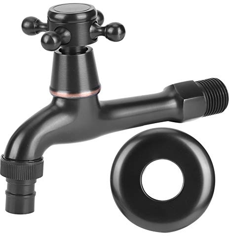G1/2 Zoll Wand Waschbecken Wasserhahn, Antiker Messing Wasserhahn, Wandmontage Wasserhahn, Waschmaschine, Einzelner Kaltwasserhahn