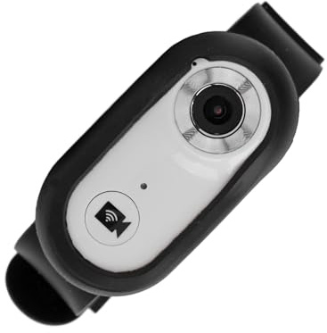 Sxhlseller Katzenhalsband Kamera, HD 1080P Haustierhalsband Kamera mit 8G Speicherkarte, Mini Sport Action Körperkamera für Videoaufzeichnungen von Hunden und Katzen Im Innen- und (White)