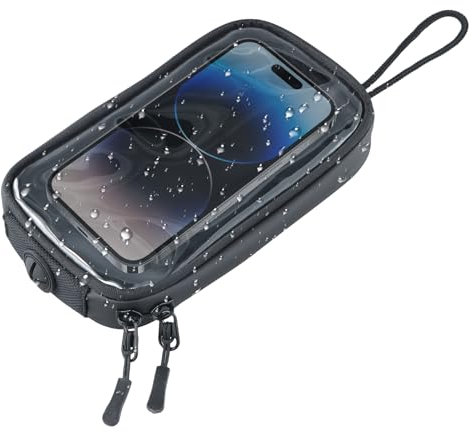Sac de Réservoir Magnétique Moto Universel - Étui de Téléphone Portable, Sacoche de Navigation avec Écran Transparent, Étanche