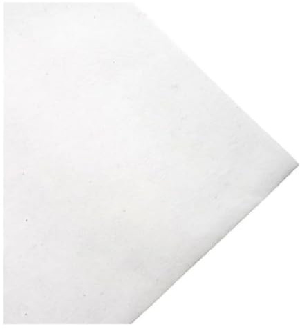 Stabilizzatore per ricamo a punto e strappo, larghezza 90 cm, in poliestere leggero non tessuto, retro fusibile (1 metro)