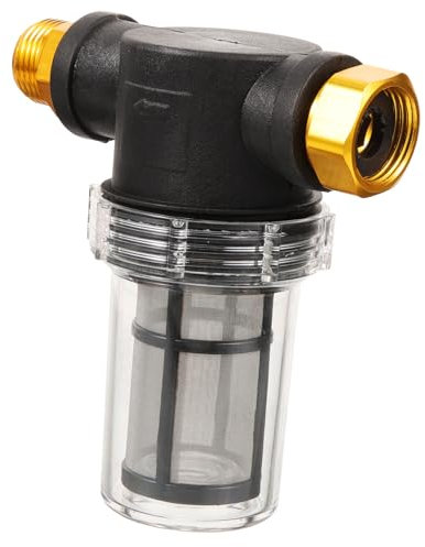 BCOATH Wasserfilter Für Gartenschlauch Sedimentfilter Zum Waschen Hochdruckschlauchfilter Praktischer Zulauffilter Leicht Zu Installieren Transportieren