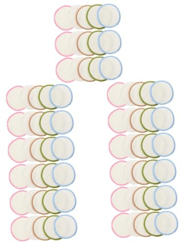 Ipetboom 75stücke Wiederverwendbare Make-up Entferner Pads Waschbare Gesichtsreinigungspads Für Sanfte Und Make-up Entfernung Für Hauttypen Geeignet