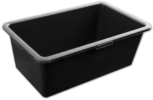 DO IT AT HOME DIAH 40L Heavy-Duty Plastic Mixing Tub - Multi-Purpose Utility Container for Equine Stable, Feed Bucket, Water Trough & Pet Cleaning - Durable Garden & Farm Storage Tub (40 Litre)