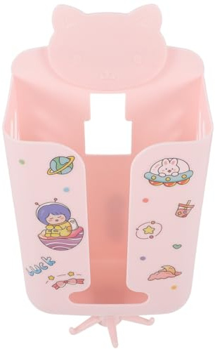 Cabilock Caja De Pañuelos Creativa Sin Perforaciones para Cocina y Baño Organizador De Almacenamiento De Bolsas De Supermercado Dispensador De Pañuelos De Papel